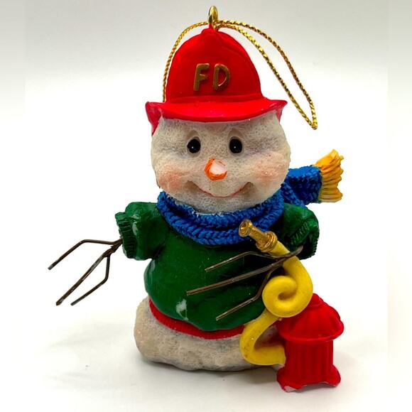 Set of 4 fireman-themed Christmas ornaments - Picture 6 of 7